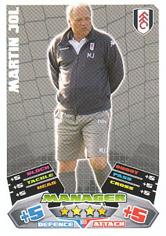 Martin Jol Fulham 2011/12 Topps Match Attax Manager #109
